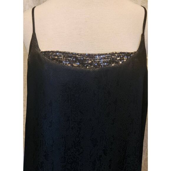 T3 Maurices spaghetti strap dressy sparkly trim tank top - Picture 2 of 9